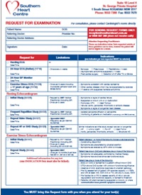 Southern Cardiology Referral Form